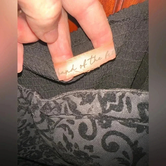 Anthropologie Band of the Free size small black bustier high low dress. VGUC - Picture 7 of 15